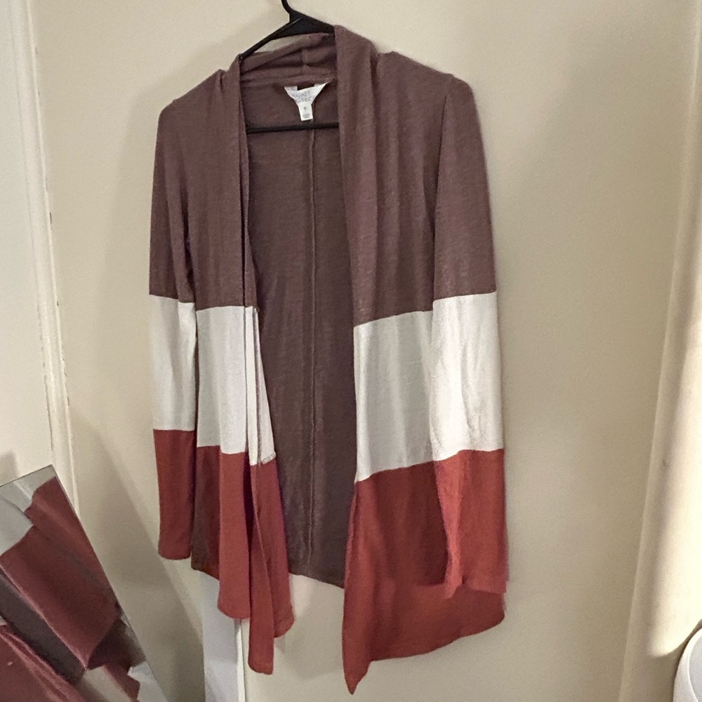 Market And Spruce Cecily Pointelle Open Duster